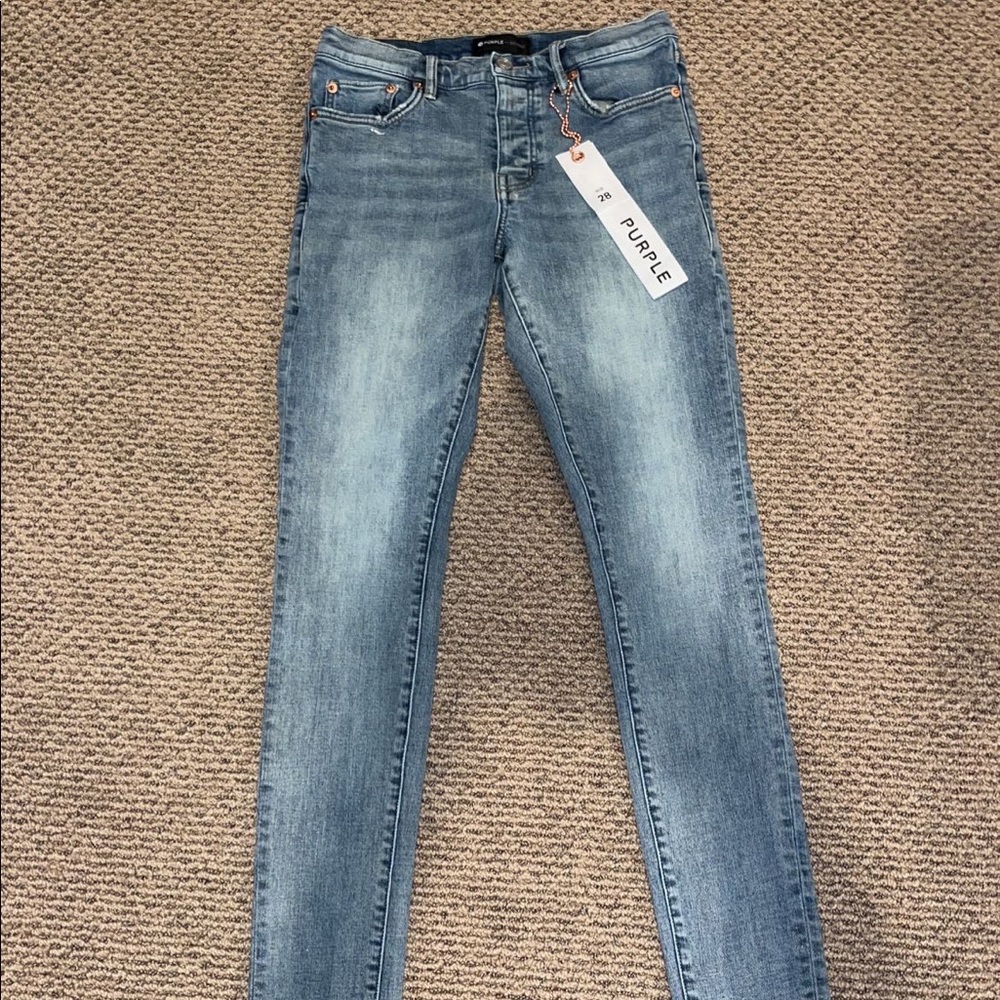 Purple Brand Jeans Tinted Mid Indigo